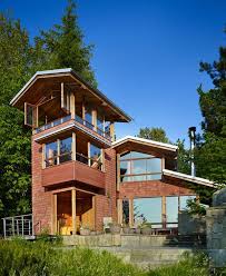 A 2 car garage version of our popular appalachia mountain. Lakefront Small Modern Lake House Plans Novocom Top