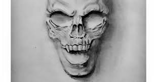 رسم جمجمة skull drawing علاء تحسين استاروت plaster wall art skull tattoo art