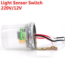 Automatic Auto On Off Photocell Street Light Switch Dc12v Ac 220v 50 60hz 10a Photo Control Photoswitch Sensor Switch Cm Light Sensor Light Switch Street Light