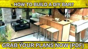 The bar itself includes room for a kegerator, fridge, and plenty of liquor bottle storage. How To Build A Outdoor Bar Step By Step Woodworking Plans Diy Videos Youtube