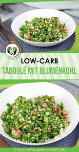 low carb taboule mit blumenkohl ein levante salat fur den sommer rezept blumenkohl petersiliensalat rezepte