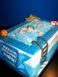 15'x24'x52 saltwater 5000 oval pool package. Swimming Pool Cake Cakes For Fun