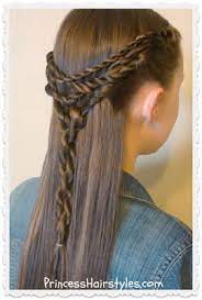 Tangled Twists Tie Back Hairstyle Short Hair Styles Easy Half Updo Hairstyles Braided Hairstyles