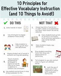 Vocabulary Instruction Teaching Vocabulary Vocabulary Instruction Vocabulary Strategies