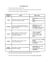 Kssr bahasa malaysia tahun padankan. Doc Kata Nama Khas Asdi Ali Academia Edu