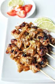 Indonesian Chicken Satay With Spicy Peanut Sauce Couple Eats Food Recipe Chicken Satay Peanut Sauce Spicy Peanuts