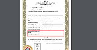 Asma ini merupakan cahaya dari segala cahaya.para jin ifrit puntunduk oleh nabi sulaiman dengan asma ini. Juknis Pengisian Ijazah Smp Smplb Sma Smalb Smk Paket B Dan Paket C Tahun 2016 2017 Komunitas Smk Kabupaten Grobogan