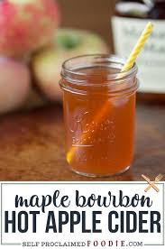 Warm Maple Bourbon Apple Cider Is A Fantastic Fall And Holiday Cocktail Made With Apple Cider Whi Bourbon Apple Cider Apple Cider Alcohol Cider Alcohol Drinks