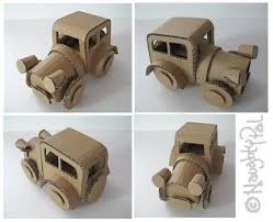 Craftboard Crafts Cardboard Toy Cars Cardboard Toys Cardboard Model Cardboard Art