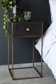 Halcyon Bedside Table With Drawer 140 Pounds Rockettestgeorge Co Uk Elegant Bedside Tables Bedside Table Drawers Black Bedside Table