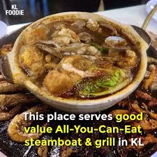 Choose from 791 printable design templates, like steamboat and grill posters, flyers, mockups, invitation cards, business cards, brochure,etc. Kl Foodie Eat All You Can Halal Steamboat Grill From Rm 29 80 Hot Pot King Steamboat Grill Facebook