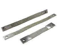 WILEYBRAID18-516, Cu Braid, 18.00 IN L, 1.20 IN W, M8 or 5/6 ...