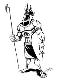 Secret Sketch Laboratory Anubis Creature Concept Art Egypt Art