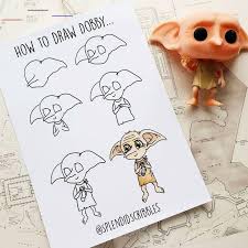 Schritt für schritt zum tollen ergebnis. Splendid Scribbles On Instagram What S Your Favourite Dobby Moment I Laugh So Hard When Harry Potter Sketch Harry Potter Drawings Easy Dobby Harry Potter