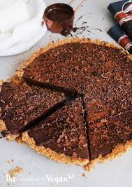 No Bake 4 Ingredient Chocolate Tart Recipe Ft Vivani Chocolate Tarts Recipe Chocolate Tart Tart Recipes