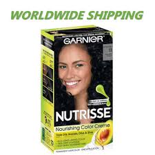 Check out all the black shades here. Garnier Nutrisse Nourishing Color Hair Dye 11 Blackest Black Worldwide Shipping Ebay