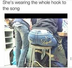 Shorty Had Them Apple Bottom Jeans And The Boots With The Fur And The Whole Club Was Looking At Her She Hit The Floor Next T Funny Stupid Funny Funny Memes