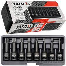Maybe you would like to learn more about one of these? Yato Steckschlussel Satz 8 Tlg Innen Vielzahn Xzn Nuss 12 Zoll Bit Nusse M5 M18