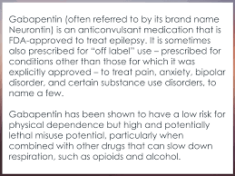 You should notice that your pain starts to improve over one to two weeks after starting gabapentin, but it may take longer in some people. Risk Factors For Gabapentin Use Among Injection Drug Users Recovery Research Institute