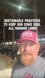 Meet DFA farmer-owner Skylar Barney of Butterville Farms, where innovative  sustainable practices make a big difference for the #environment and his  herd!, ., ., As the #summer sun causes temperatures ...