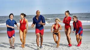 Mitch buchannon und sein team von rettungsschwimmern, darunter die. Baywatch Rote Shorts Und Bikinis Auf Dem Offiziellen Cast Foto