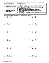 Printnpractice equivalent fraction worksheets teach kids equivalent fractions, percents, decimals, and reducing. Multiplying And Dividing Fractions Practice Worksheet By Maya Khalil
