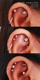 Top Rook Piercing Ideas Curved Barbell Jewelry Lindas Ideas Para Perforar La Oreja Mybodiart Com Cool Ear Piercings Earings Piercings Piercings
