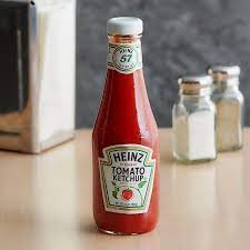 On this bottle the small 57 at the neck of the bottle stands for 57 varieties (of products). Heinz Ketchup In Glass Bottle 14 Oz
