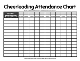 attendance chart worksheets teaching resources tpt