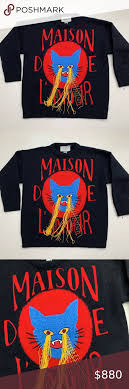 Gucci Maison De L Amour Wool Sweater New Os Xs In 2020 Sweaters New Colorful Sweaters Gucci Sweater