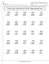 You can print the worksheet directly from your browser. 3rd Grade Math Worksheets Addition And Subtraction Printable Hard Samsfriedchickenanddonuts