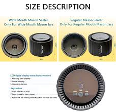 Mevertry Elektrisk glasburk, vakuumtätare, burktätare, vakuumförsegling,  med 10 st burklock för bred mun och vanlig mun för maträddare och  konservering, konserveringssätare : Amazon.se: Hem & kök