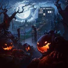 Pin By Twyla Sanders Farley On Halloween Halloween Artwork Halloween Images Halloween Moon