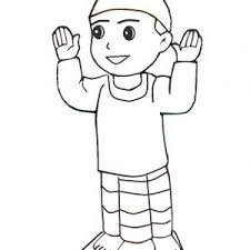 Mewarnai gambar payung dunia mewarnai. Gambar Orang Sholat Kartun Hitam Putih