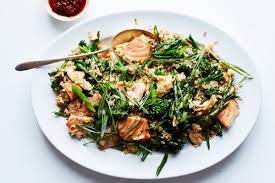Salmon Fried Rice Recipe Nyt Cooking
