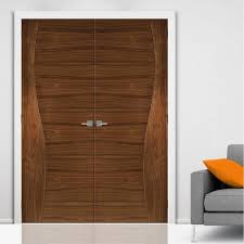 contemporary design cadiz walnut prefinished door pair contemporary doors fire doors room door design