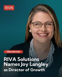 RIVA Solutions is thrilled to welcome Joy Langley, as our new Director of  Growth!