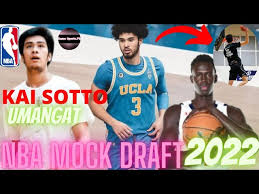 Looking for nba draft projections? Kai Sotto Latest Update Nba Mock Draft 2022 Top 1 Ng Nba Mock Draft Na Si Chet Game Sports Ph Youtube