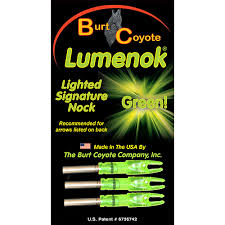 Lumenok Lighted Nock Green S Nock 3pk Bowhunters Superstore