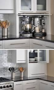 Kitchen Design Idea Store Your Kitchen Appliances In A Dedicated Appliance Garage Kitchen Appliance Garage Kitchen Large Appliances Store Kitchen Appliances