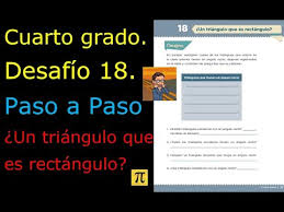 Al cumplir seis años paco debía entrar a la escuela. Cuarto Grado Desafio 18 Paso A Paso Un Triangulo Que Es Rectangulo Youtube