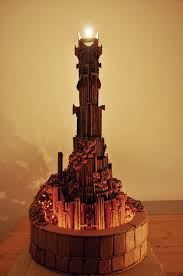 Lord Of The Rings Gingerbread Barad Dur Gingerbarad House Gingerbread House Christmas Gingerbread House Gingerbread