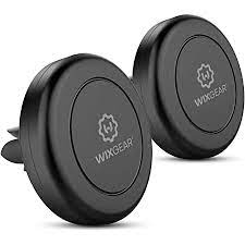 360 degreeuniversal magnetic windshield & dashboard car mount. Amazon Com Wixgear Magnetic Phone Car Mount 2 Pack Universal Air Vent Magnetic Phone Car Mount Phone Holder For Cell Phones And Mini Tablets With 4 Metal Plates
