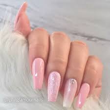 Ballerina Nails Pink Nails Ombre Nails Glitter Nails Spring Nails Rosa Nagel Rosa Ombre Nagel Nagel Rosa