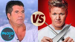 It's like pulling a giant 747 down the runway with a harness on your back. Simon Cowell Versus Gordon Ramsay Watchmojo Com