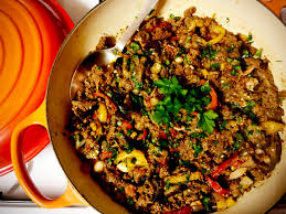 Add mince and continue cooking for a . What S Cooking Today Savoury Mince With Aubergine O
