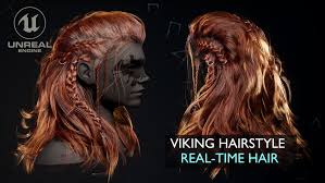 Specifically we're going to do this striking basketweave look from season 2 that. Game Hair Viking Real Time Hairstyle Ue4 Low Poly 3d Modell In Frau 3dexport