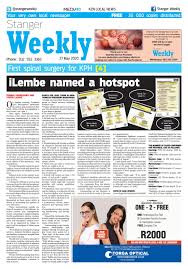 14,575 likes · 73 talking about this. Stanger Weekly 27052020 By Kznlocalnews Issuu