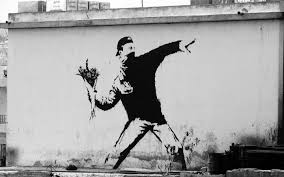 Black And White Graffiti Artist Widescreen Artist Wallpapers 1440 X 900 Street Art Banksy Banksy Art Banksy Graffiti