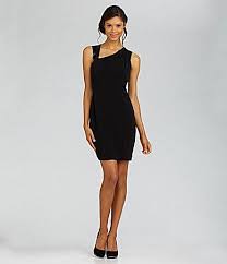 Calvin Klein Asymmetricneck Sequin Dress Dillards Fashion Dresses Little Black Dress